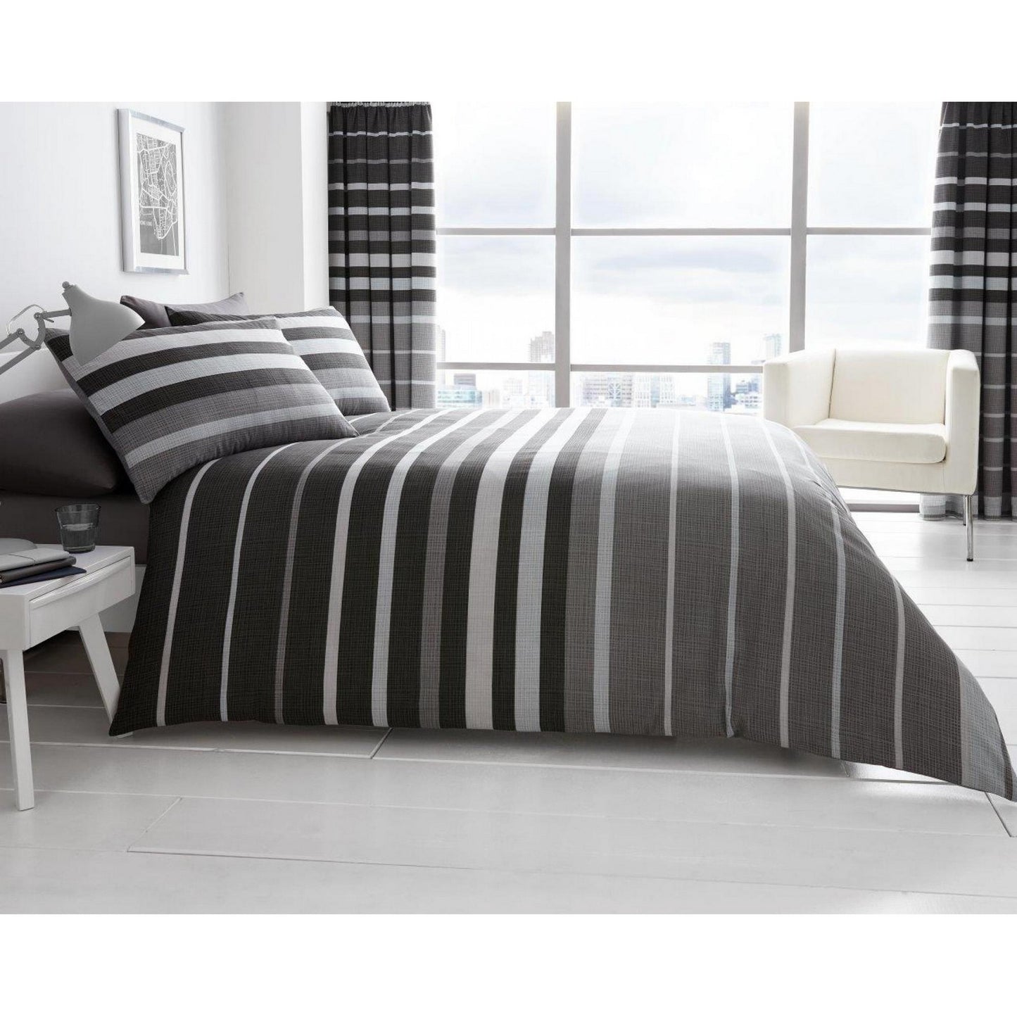 Block Stripe Duvet Set