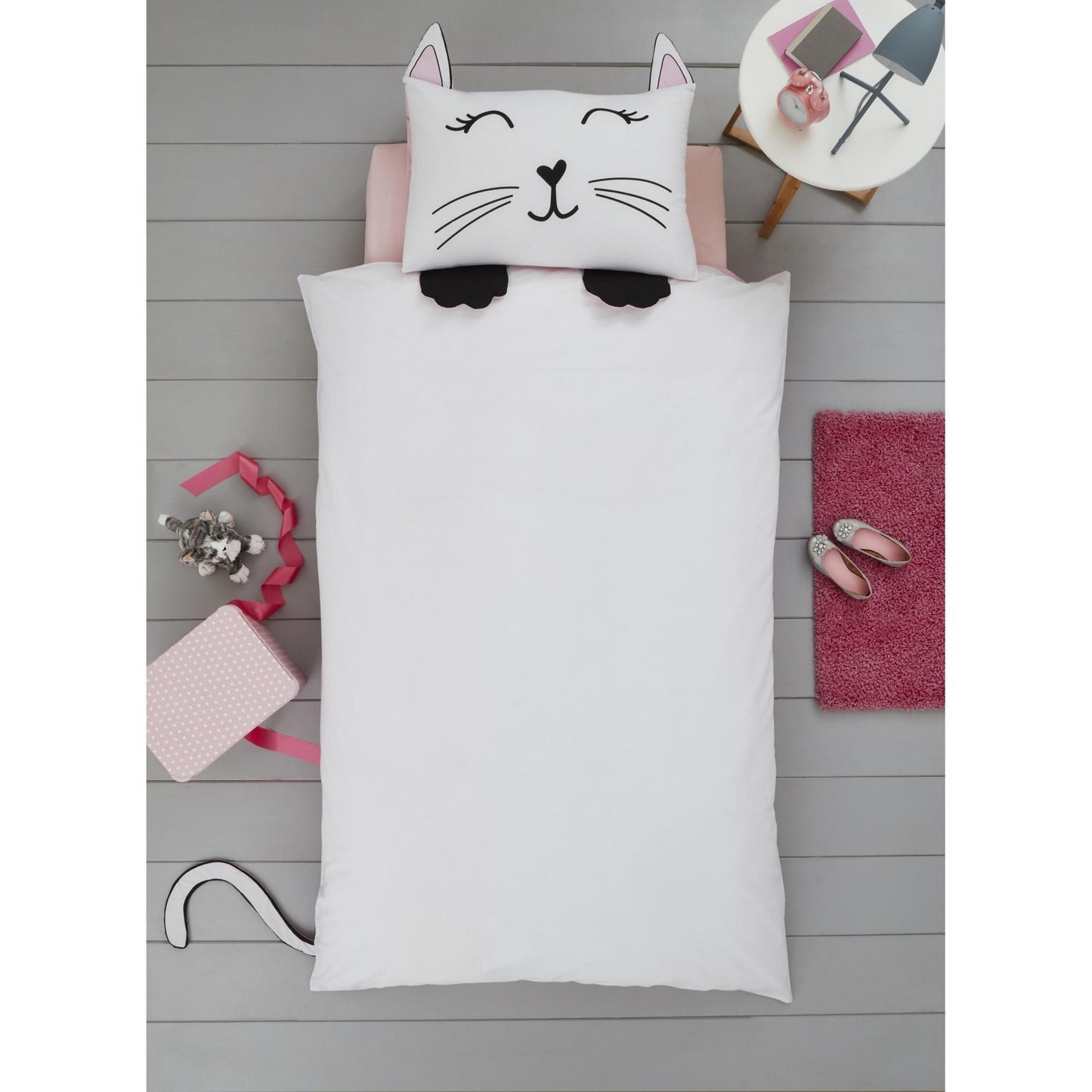 Cat Shaped Duvet Set