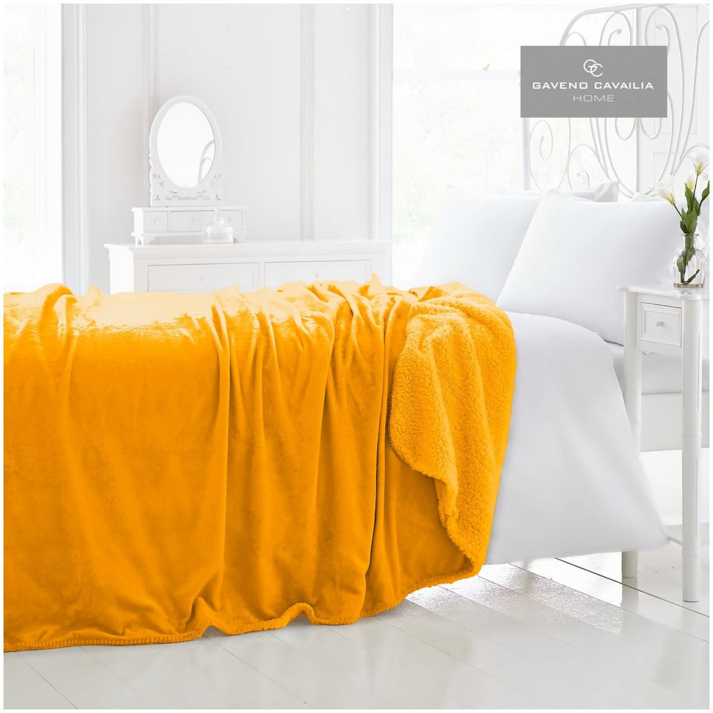 Flannel Sherpa Throw
