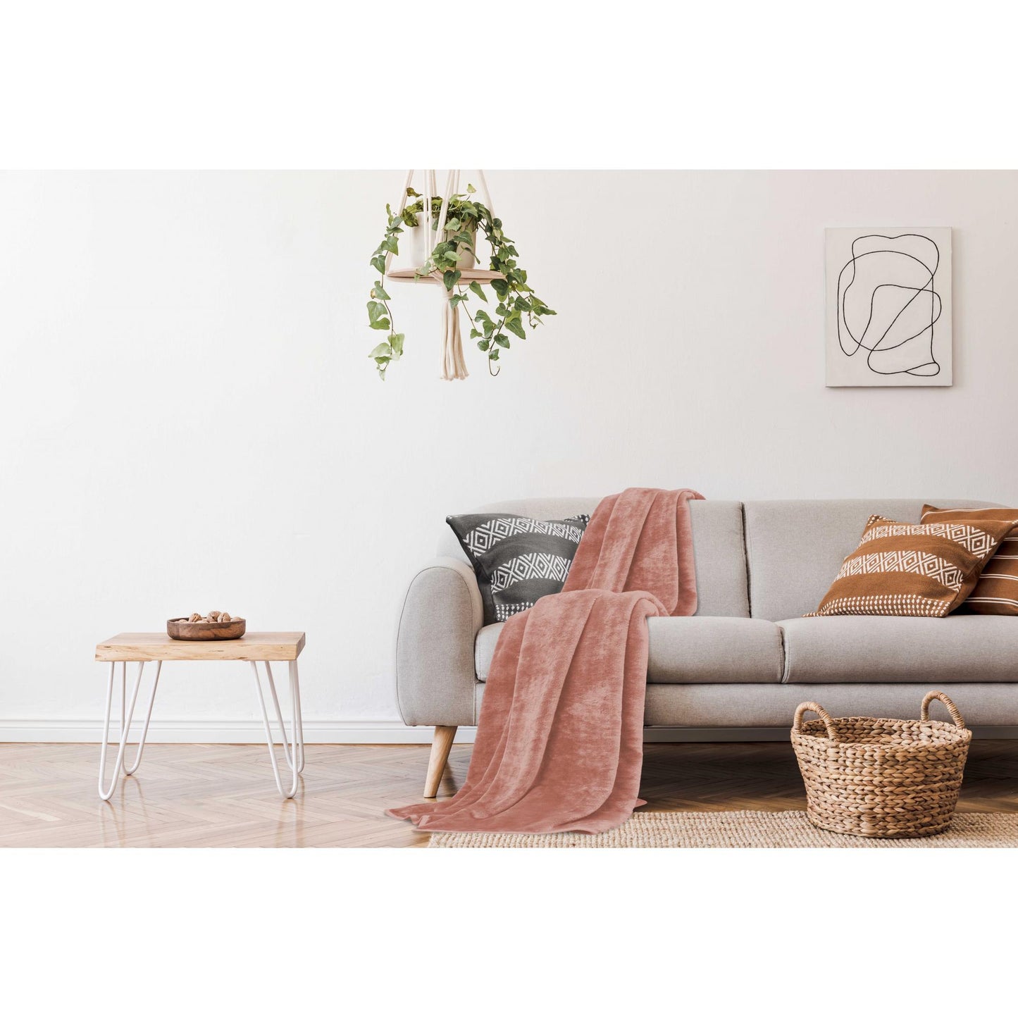 Mink Fur Throw