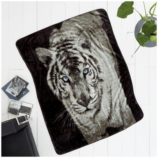 3D PRINTED THROW WHITE TIGER
