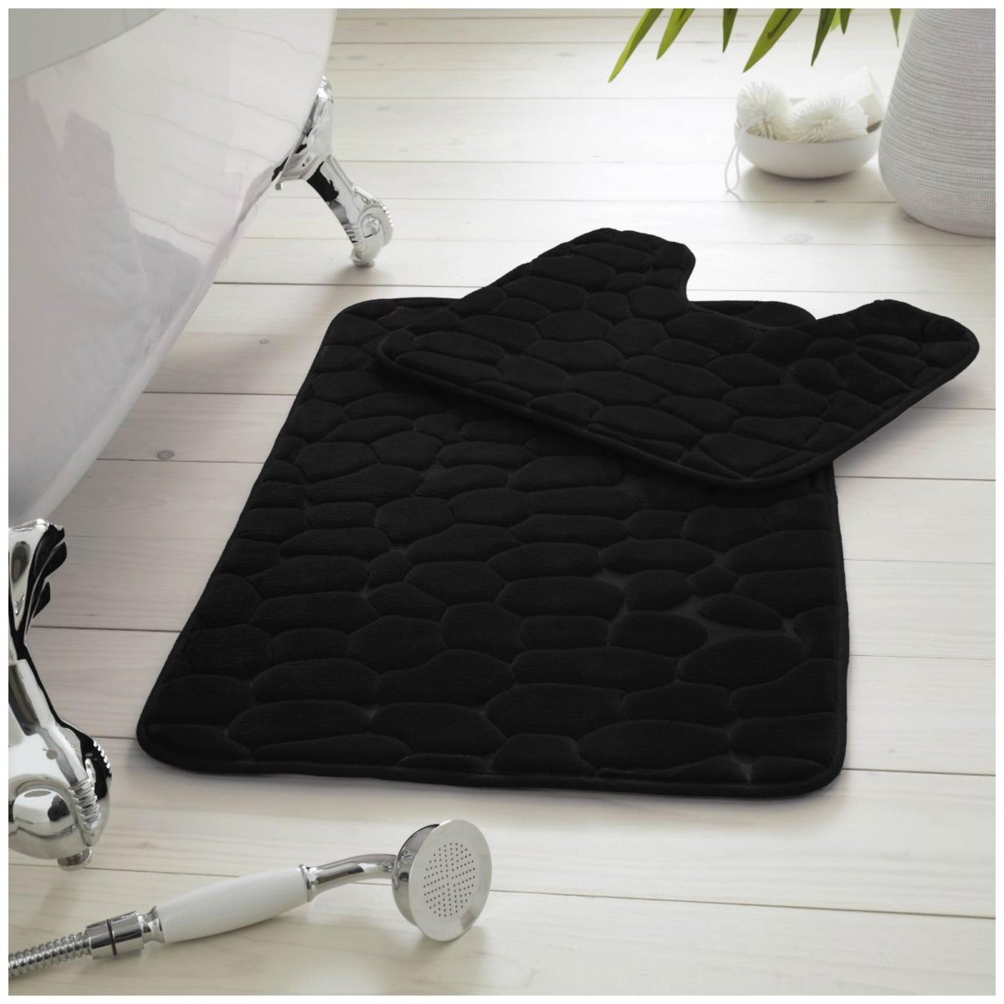 2PC PEBBLE MEMORY BATH SET