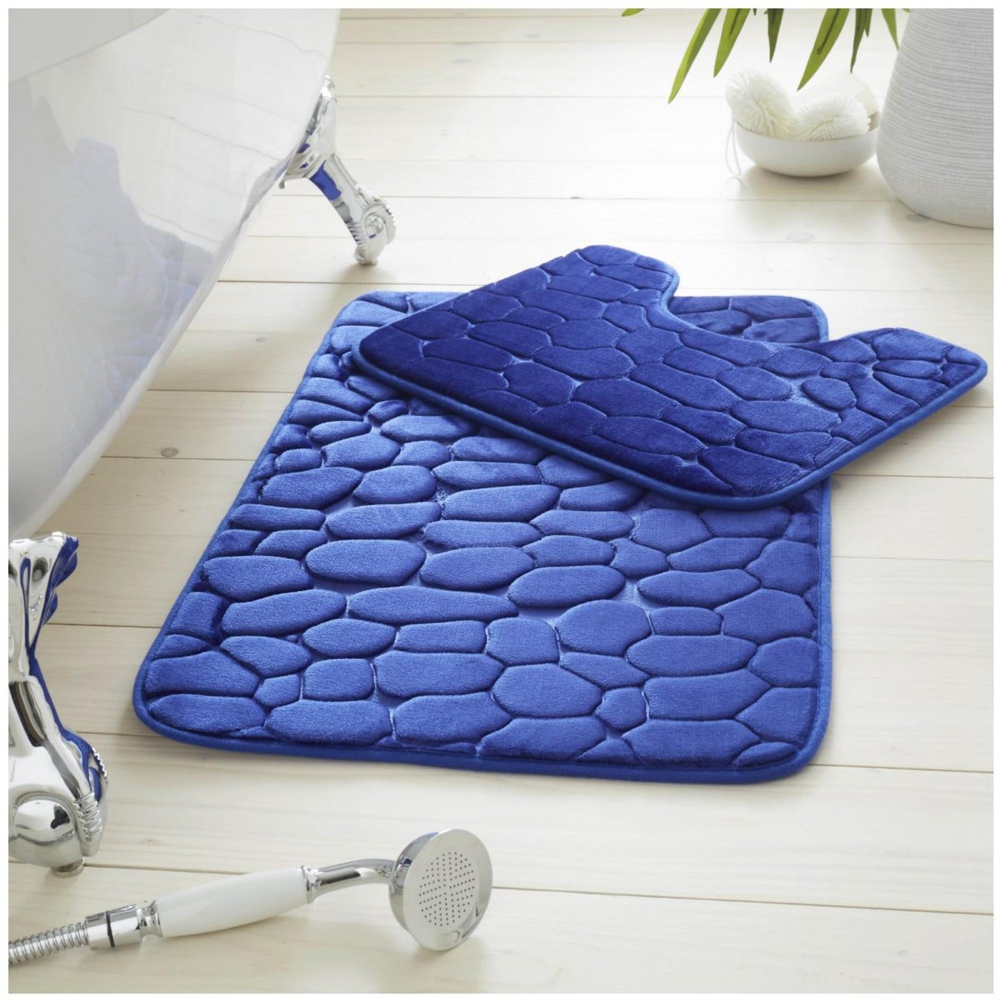 2PC PEBBLE MEMORY BATH SET