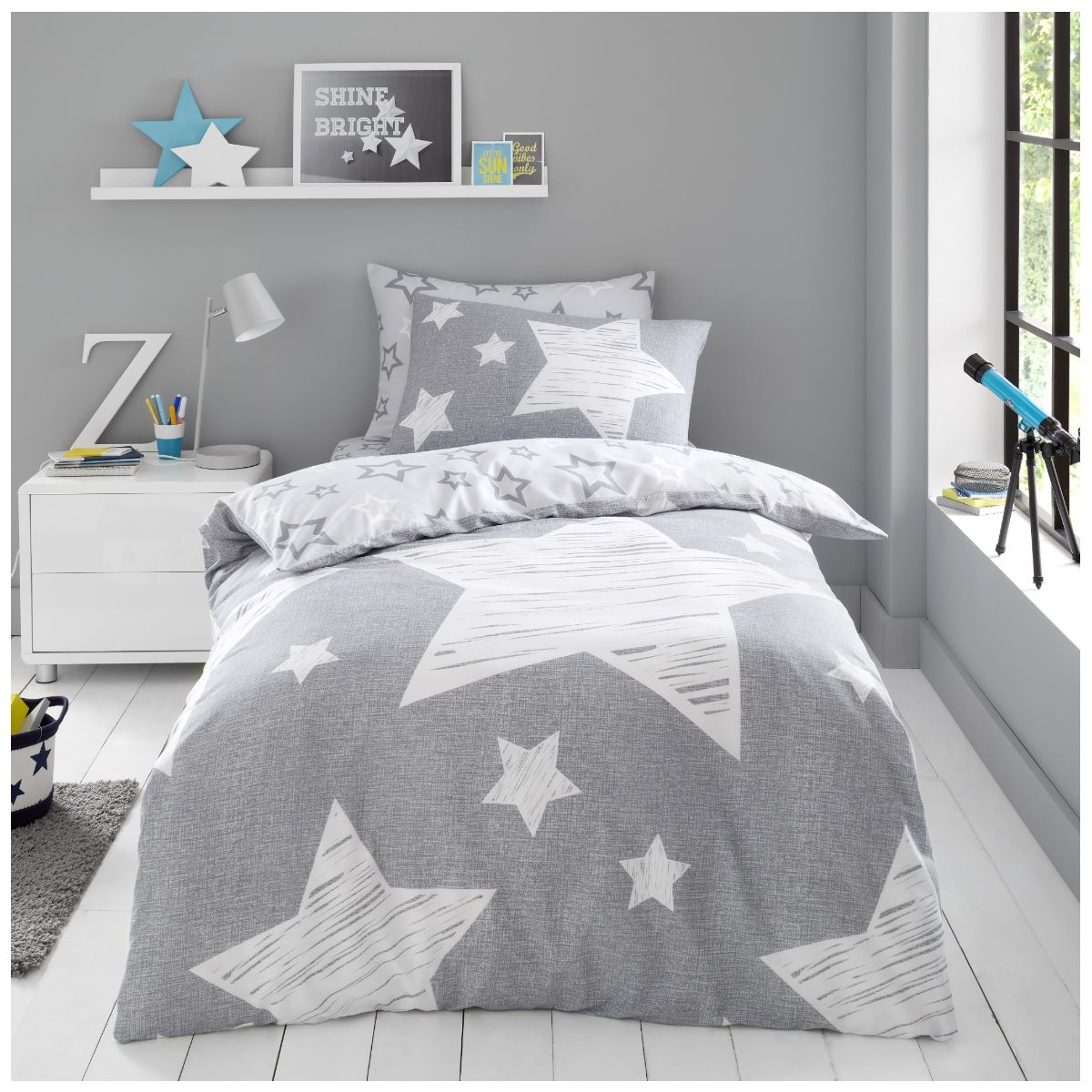 Kids Range Duvet Cover / Sheet Set Superstar