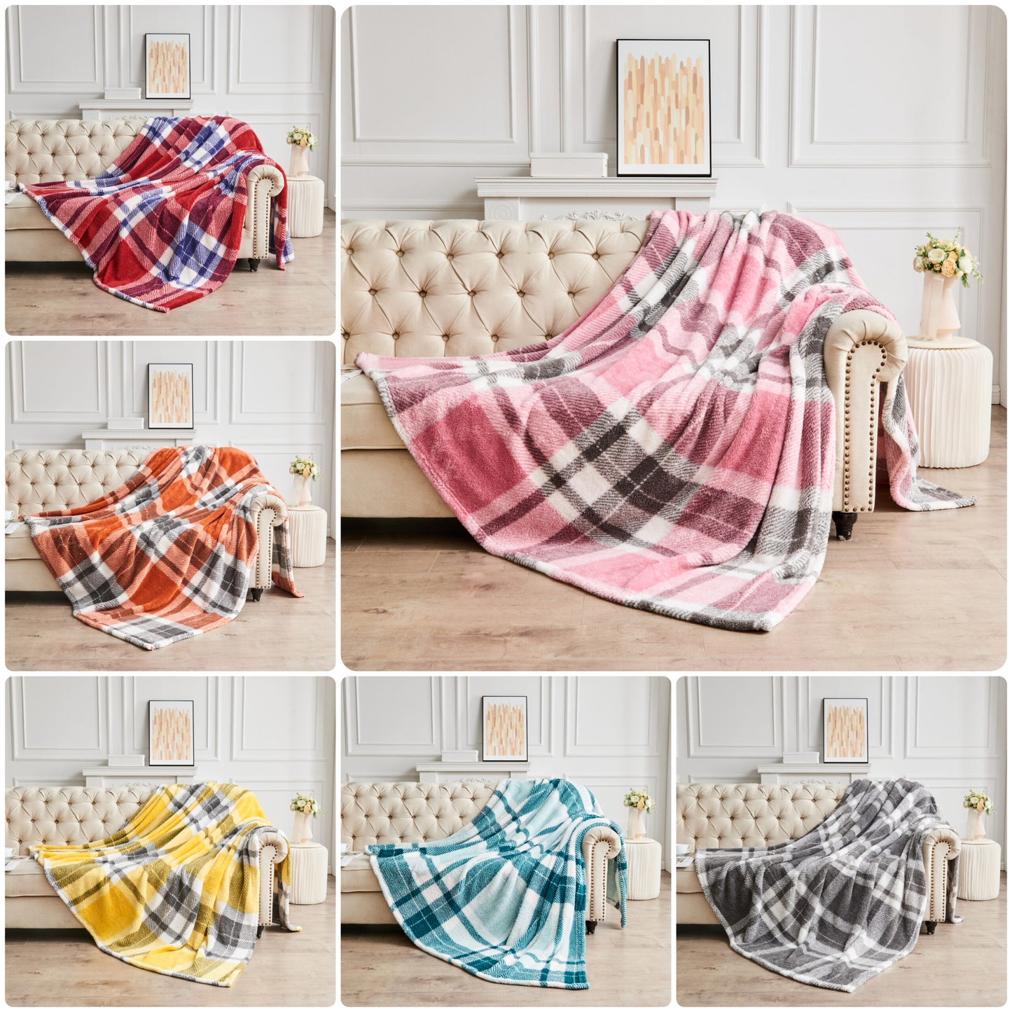 TEDDY WINDSOR CHECK THROW