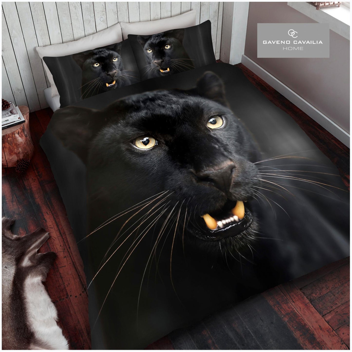 PREMIUM DUVET SET 3D BLACK PANTHER