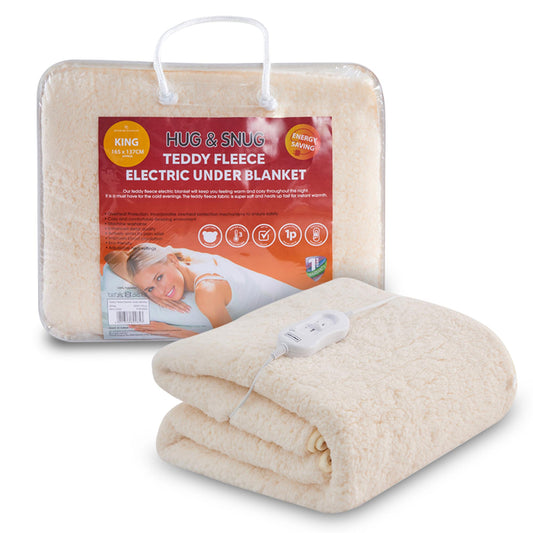 TEDDY FLEECE ELECTRIC BLANKET