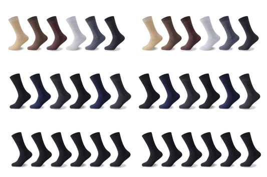 MENS 100% COTTON SOCKS Dozen Pack