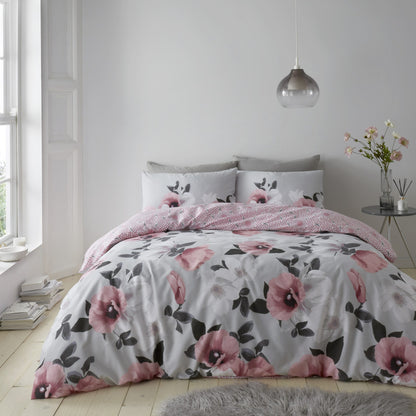 3D Digital Poppy Printed Duvet Set