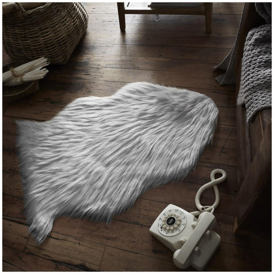 FAUX FUR SHEEP RUG 60X90