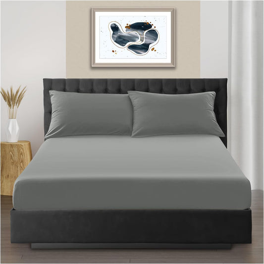 SUPER DREAMER MICROFIBER FITTED SHEET + PILLOW CASES