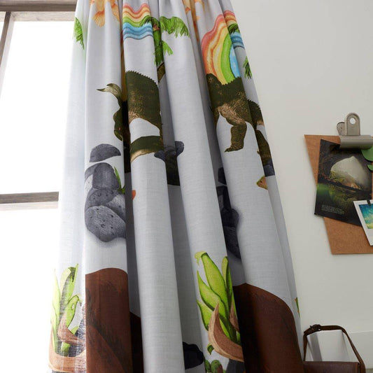 Kids Curtains Prehistoric Dino