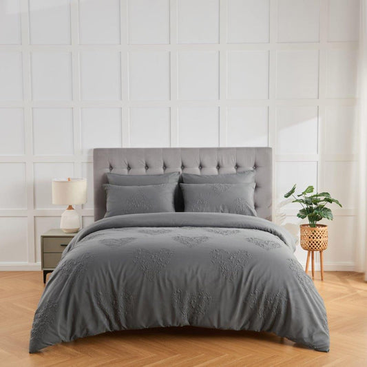 3D EMBOSSED DUVET SET STIRLING HEART