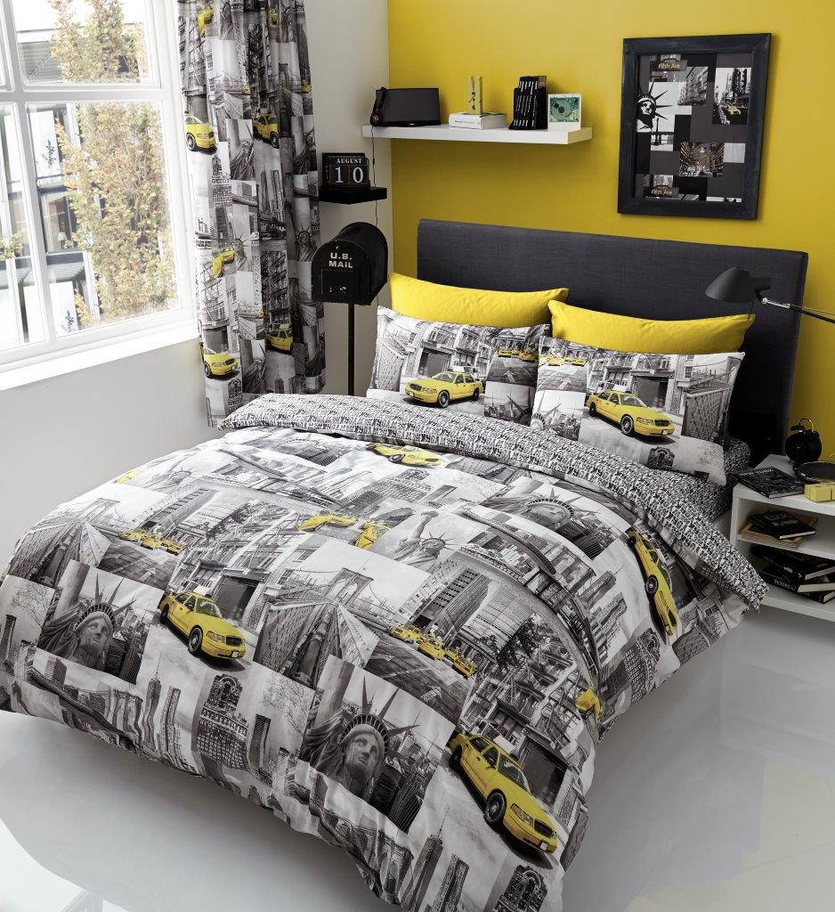 Luxurious  NYC New York City Night Duvet/ Quilt Cover Bedding Sets All Size 